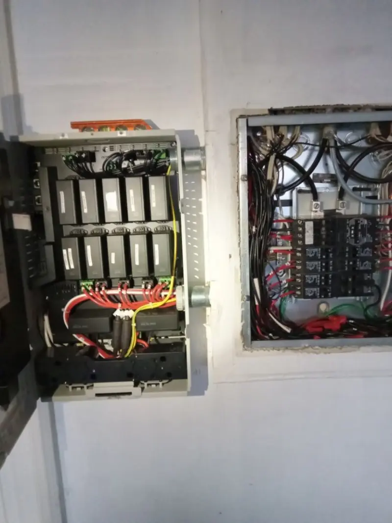 Electrical panel upgrade completed for Security Camera Wiring in El Dorado Springs
